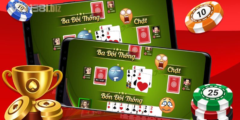 Tiến lên là tựa game quen thuộc với cược thủ